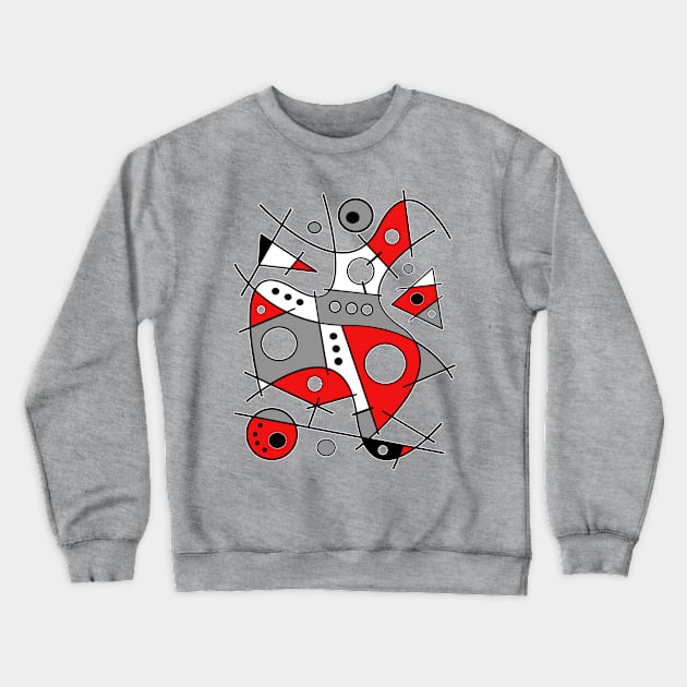 Harlequin Dancer No. 1 Crewneck Sweatshirt by RockettGraph1cs